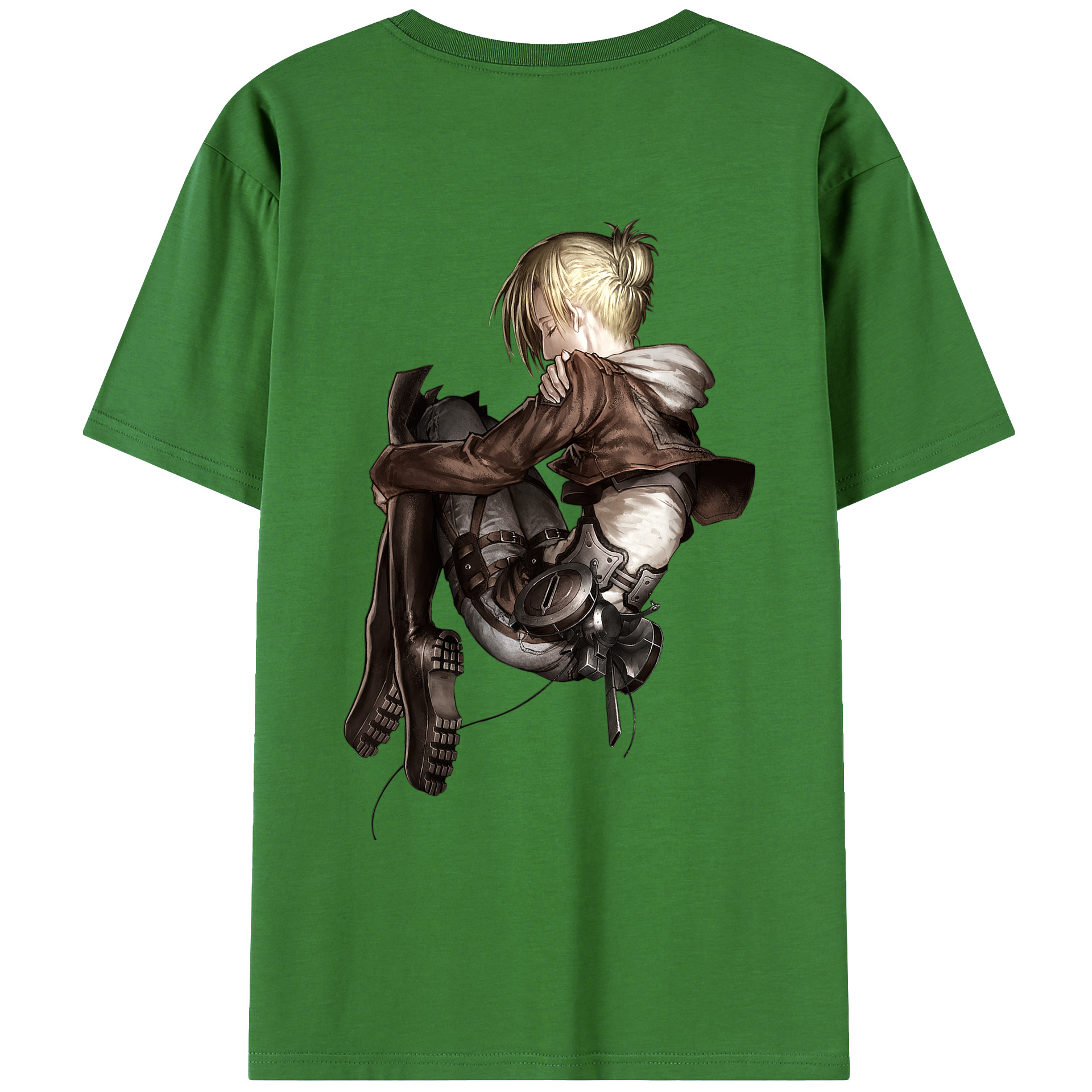 （画像用） 進撃の巨人 アニ・レオンハート Attack on Titan Annie Leonhart レディース半袖Tシャツ(バックプリント)